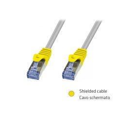 CAVO RETE FTP CAT.5E 1MT SL SCHERMATO ADJ