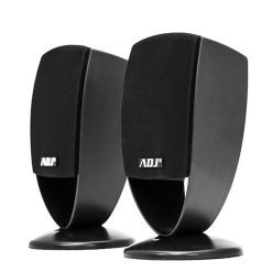 SPEAKER 2.0 USB 2*2W SLINKY BK PC/SMARTPHONE/TABLET ADJ