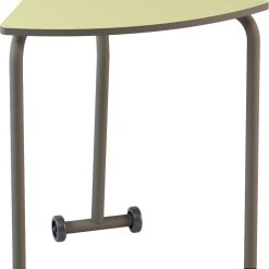TAVOLO MIRA GIALLO PIANO RIB 60? CON RUOTE POSTERIORI 92,1X62,3X76