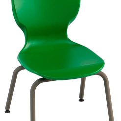 SEDIA FISSA 4GAMBE SU RUOTE VERDE SIZE 6 41X41X46