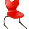 SEDIA FISSA TELAIO A SLITTA ROSSO SIZE 4 41X41X38