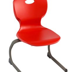 SEDIA FISSA TELAIO A SLITTA ROSSO SIZE 4 41X41X38