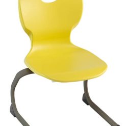 SEDIA FISSA TELAIO A SLITTA GIALLO SIZE 4 41X41X38