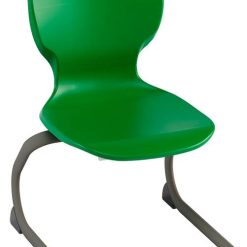 SEDIA FISSA TELAIO A SLITTA VERDE SIZE 5 41X41X43