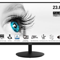 MON 23,8IPS HDMI VGA BK MM 100HZ MSI PRO MP242A 4MS FHD BLACK 16:9