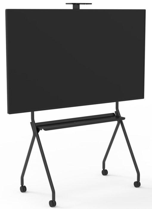 STAFFA  PAVIMENTO PER TV FINO A 86 NPF10297 100KG CON RUOTE 1000X600