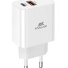 ALIMENTATORE 1USB-C/1USB-A 20W COMPATIBILE IPHONE WHITE