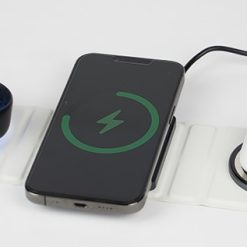 FOLDING 3IN1 15W COMP.MAGSAFE VETRO DUDUU SIMILPELLE  COLORATI