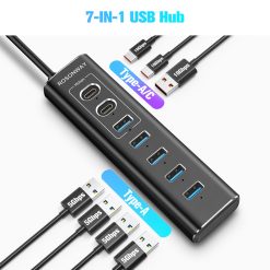 HUB USB ALIMENTATO RSHTECH HUB USB