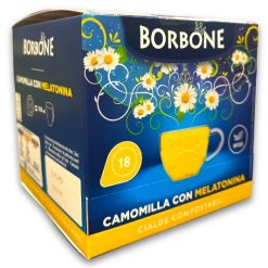 BORBONE BOX CIALDE 44MM CAMOMILLA METALONINA BOX 18PZZ