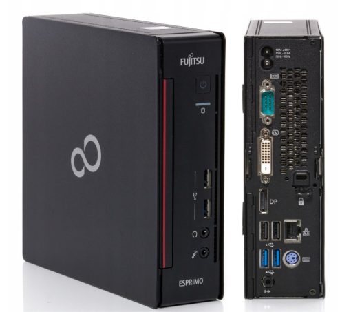 PC REF I5 8GB 256GB NVME W11P I5-8500T  FUJITSU Q958 TINY MINI