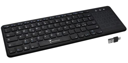 TASTIERA WIRELESS CON TOUCHPAD TECH MADE