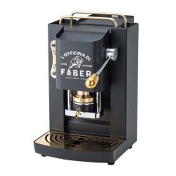 MACCHINA PER CIALDE FABER PRO DELUX NERO PRESSACIALDE OTTONE ESE44