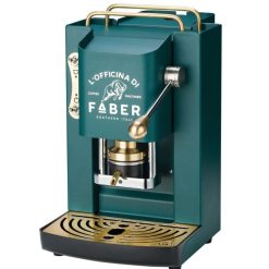 MACCHINA PER CIALDE FABER PRO DELUX VERDE PRESSACIALDE OTTONE ESE44