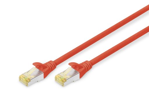 CAVO RETE S-FTP CAT.6A 0,25MT ROSSO LSOH