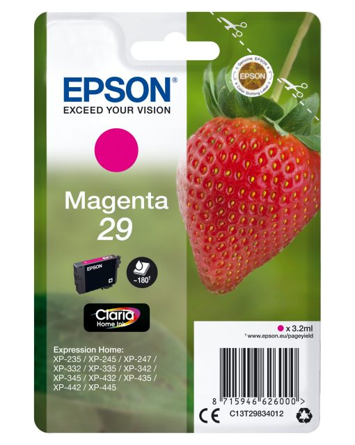INK EPSON 29 MAGENTA PER HOME XP235 T2982 DA 3,2ML