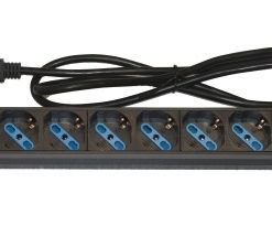 ARMADIO RACK MULTIPRESA 8 PRESE 19 TRIPOLARI/SCHUKO INTERRUTORE ITALIA