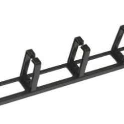ARMADIO RACK RACCOGLICAVI 19 5 GANCI NERO IN PLASTICA