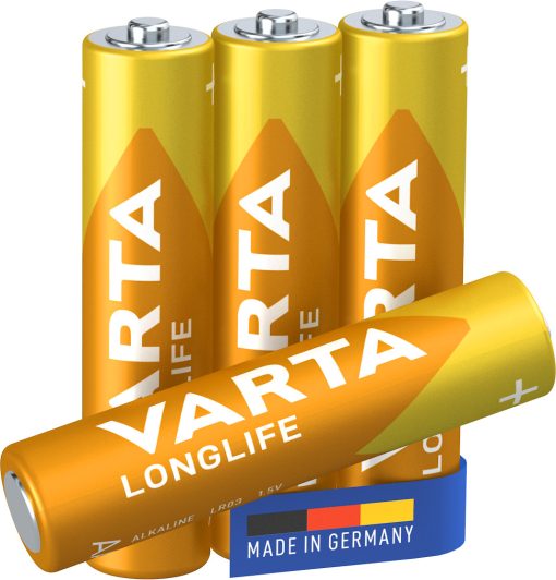 BATTERIA MINISTILO AAA LR03 LONG LIFE 1,5V 4PZ VARTA