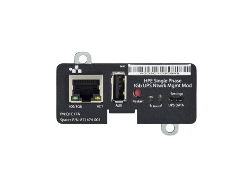 HP ACCESSORI RACK HPE SINGLE PHASE 1GB UPS NTWRK MGMT