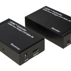 EXTENDER HDMI TRAMITE CAVO RETE CAT 5/6 FINO 120MT INFRAROSSO TELECOMAN
