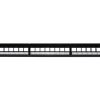 PATCH PANEL 24 PORTE 19 VUOTO COLORE NERO