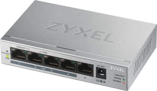 SWITCH 5P GIGABIT DI CUI 4POE FINO 60W
