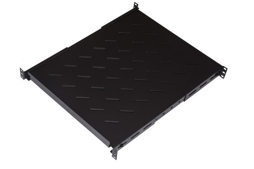 ARMADIO RACK RIPIANO 1 UNIT? 19 PROFONDIT? 1000 MM ALLUNGABILE NERO