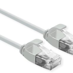 CAVO RETE UTP CAT.6A 0,3MT SLIM GREY NO SCHERMATO PER DATA CENTER