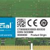 DDR4 64GB(2X32GB)3200MHZ SO-DIMM CRUCIAL  CL22 LAPTOP