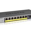 SWITCH 8P GIGABIT ETHERNET POE+ 55W +2P SFP SMART MANAGED PRO