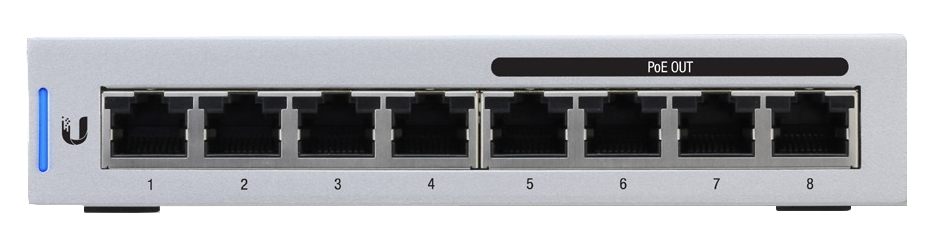 SWITCH 8P GIGABIT DI CUI 4P POE UBI QUITI