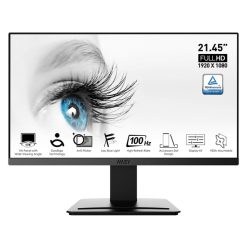 MON 21,5 VA HDMI VGA LED 16:9 VESA MSI PRO MP223 BLACK VESA FHD