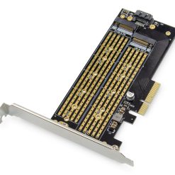 SCHEDA PCI EXPRESS ADD-ON M.2 NGFF /NVME CHIAVI B, M E B+M  30-110MM