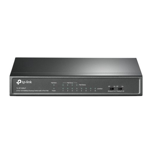 SWITCH 8P 10/100MBPS GIGABIT 4P POE PLUG AND PLAY