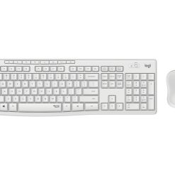TASTIERA MK295 LOG WIRELESS+MOUSE W USB SILENT WHITE