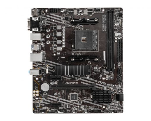 MB MSI A520M PRO AM4 RYZEN NO VGA 2D 4S3 6U32 4U2 1M2 RAID GLAN V/D/H