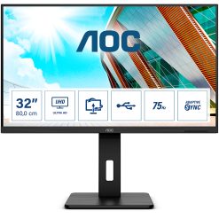 MON 31.5 VA 4K DP HDMI HUB USB AOC U32P REG ALTEZZA PIVOT MM