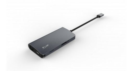 MINIDOCK LMP USB-C 8PORTE SPACEGRAY HDMI-RJ45-SD-MICRO SD-3 USB-1 USB-C