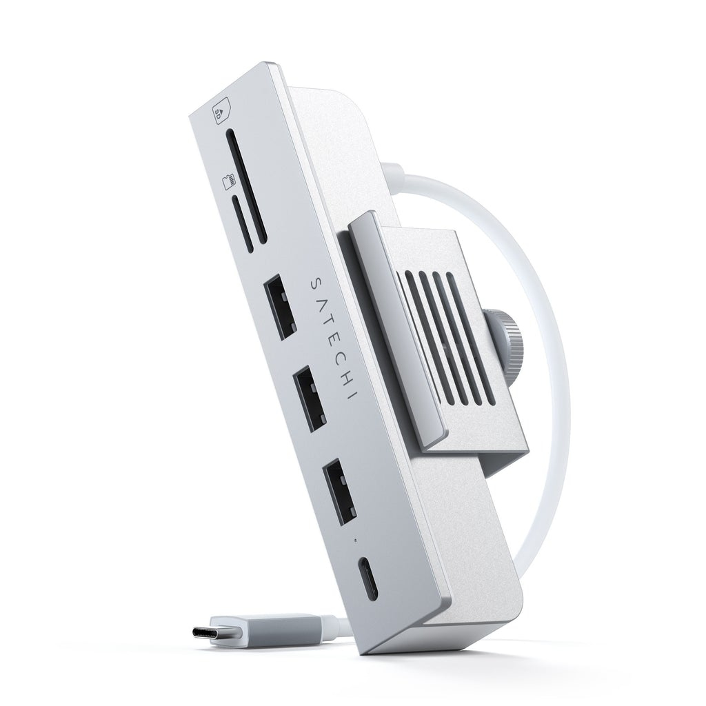 HUB MORSETTO USB-C IMAC 24 SILVER 3XUSB 1XUSB-C MICROESD