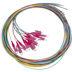 PIGTAIL FIBRA OTTICA OM4 LC 2MT SIMPLEX CONFEZIONE 12PZ COLORATI