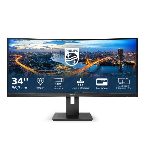 MON 34VA  CURVO 21:9  HDMI DP PHILIPS 346B1C/00 MM USBC DOCK