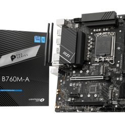 MB MSI PRO B760M-A WIFI DDR5 S1700 4D5 2M.2 4S3 U3.2 GBL H/D MATX
