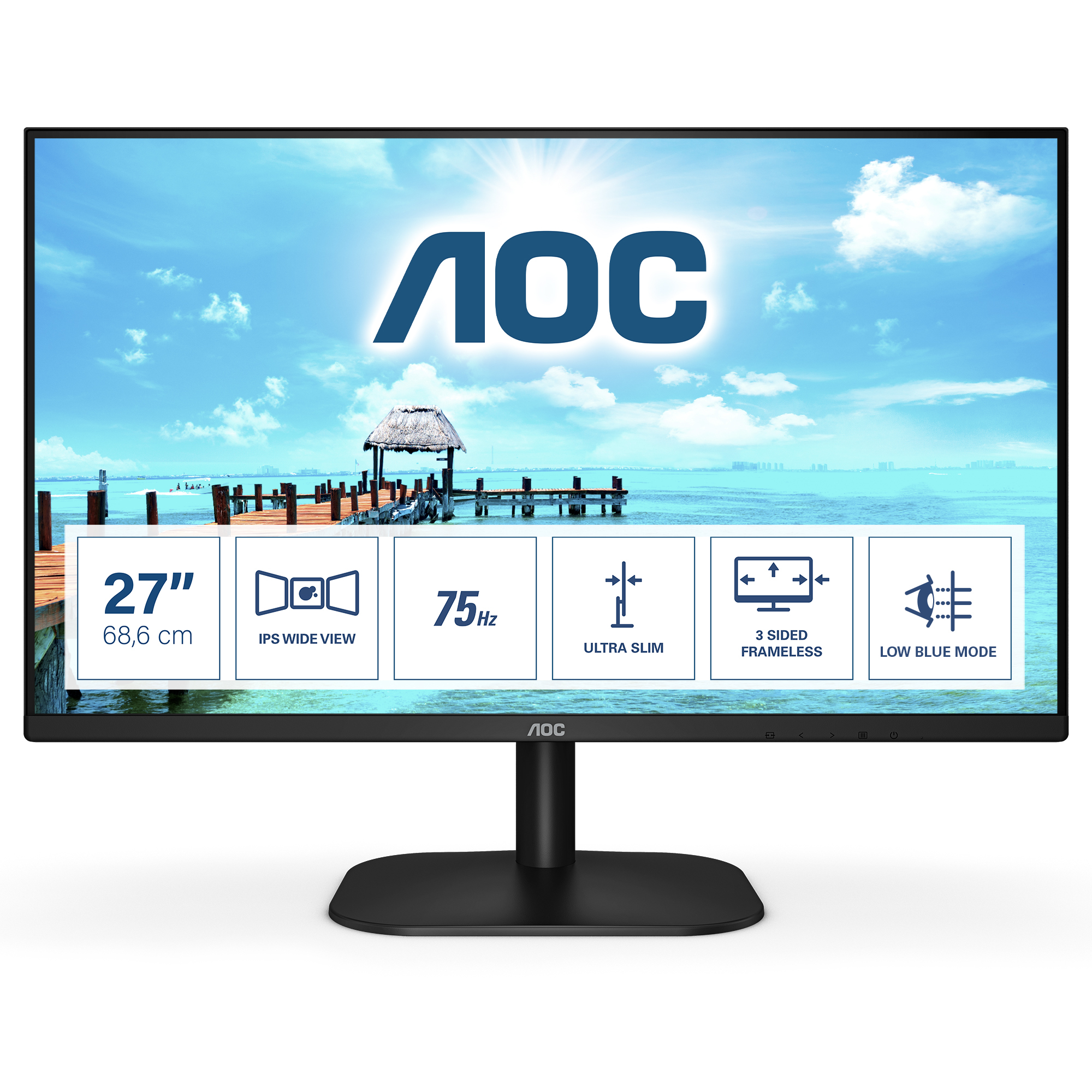 MON 27IPS HDMI VGA FHD 27B2H/EU AOC 227B2H/EU