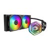 VENTOLA MASTER LIQUID 240 ATMOS 3F LGA 1155>1700 AMD AM4>AM5 ARGB