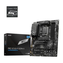 MB MSI PRO B760-P DDR4 1700 4D4 2M.2 4S3 U3.2 GBL H/D ATX