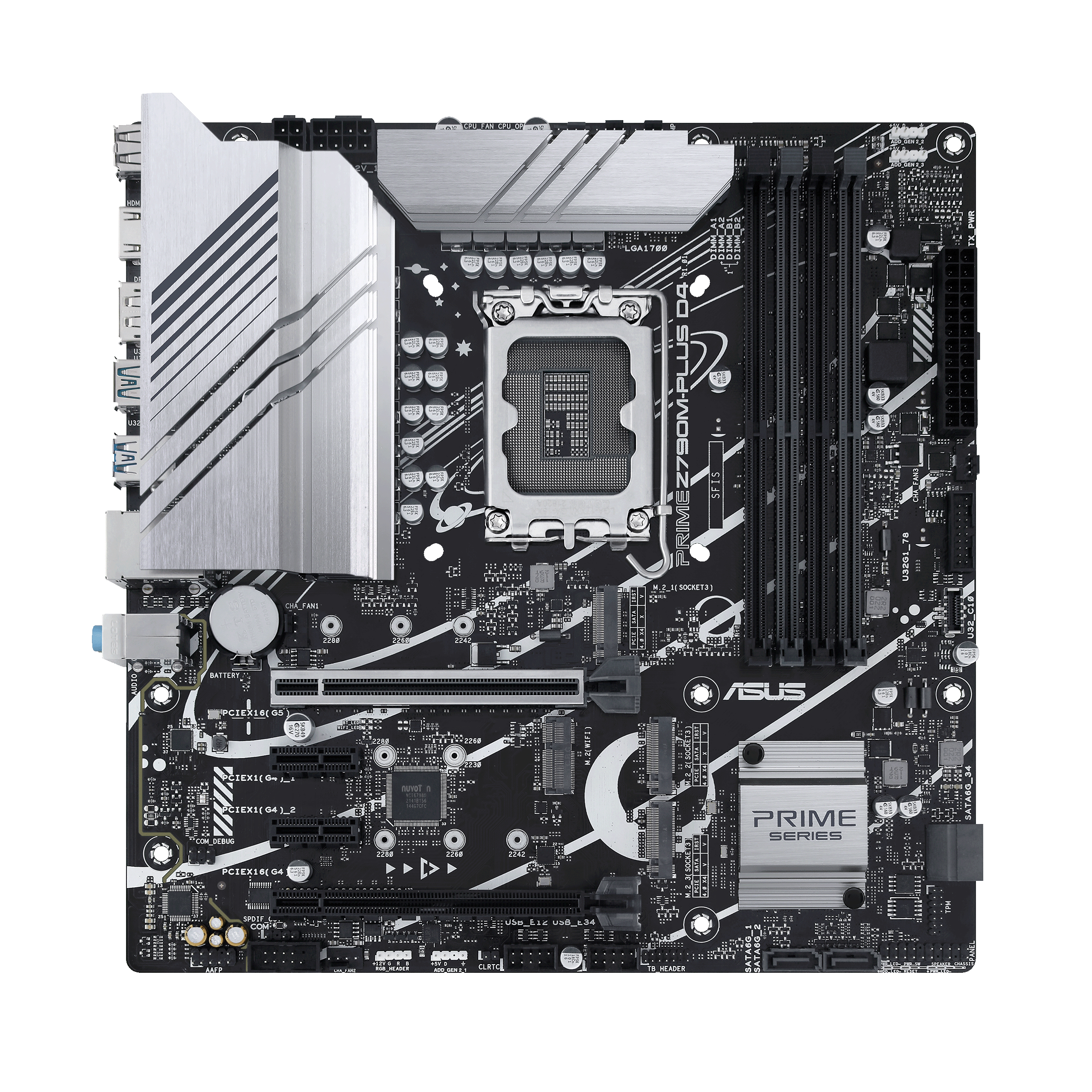 MB ASUS PRIME Z790M-PLUS D4 S1700 4D4 4S3 M.2 U3.2 DP HDMI
